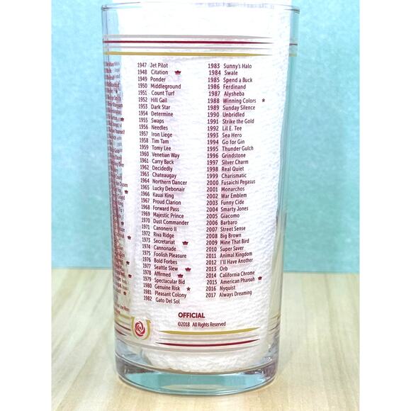 Kentucky Derby 144 Official 12 oz Mint Julep Glass, May 5 2018 - Picture 4 of 8